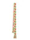 Valentino Pattern-jacquard Scarf In Green