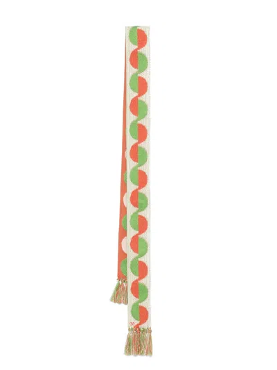 Valentino Pattern-jacquard Scarf In Multicolor
