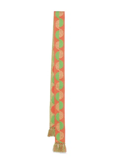 VALENTINO PATTERN-JACQUARD SCARF