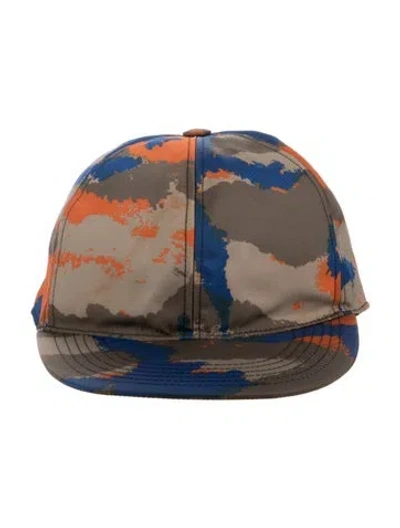 Pre-owned Valentino Garavani Pattern Printed Baseball Cap In Neutrals