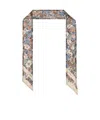 Valentino Pattern Scarf In Multi
