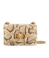 Valentino Pattern Shoulder Bag In Nude