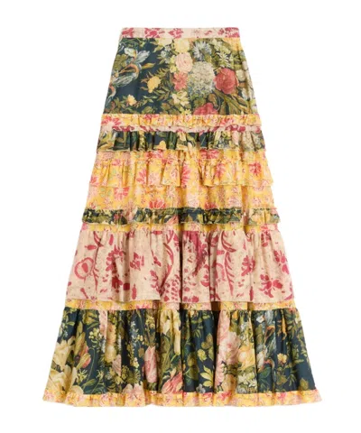 VALENTINO SKIRT IN MUSSOLA APRES LHIVER MACRO FIORE