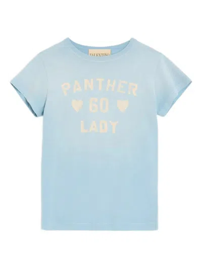 Valentino Pattern T-shirt In Blue