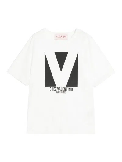 VALENTINO CAMISETA - CREMA