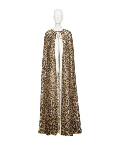 Valentino Patterned Cloak In Multicolor