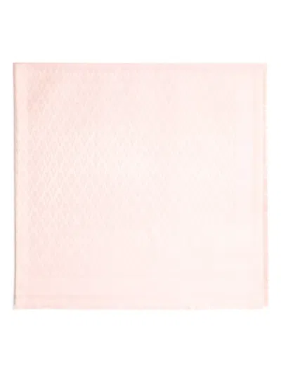 Valentino Patterned-jacquard Scarf In Pink