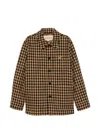 Valentino Patterned Pocket Coat In Multi