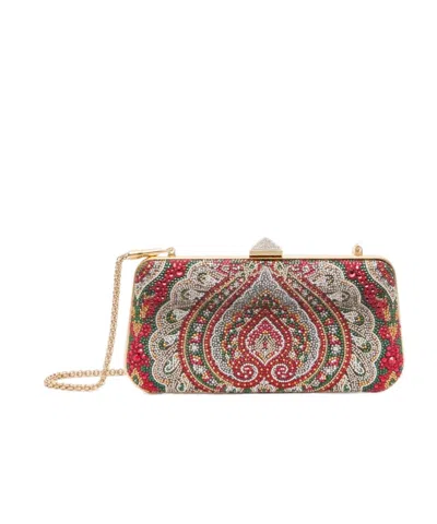 Valentino Garavani Patterned Shoulder Bag In Brown
