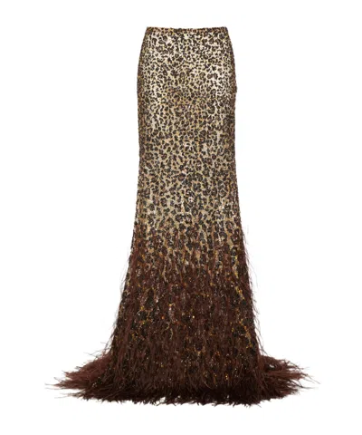 Valentino Patterned Skirt In Animal Print
