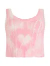 Valentino Patterned Tank Top In Pink