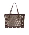 Valentino Patterned Tote Bag In Multi