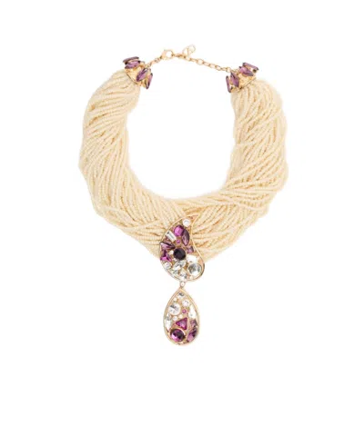 Valentino Garavani Pendant Necklace In Gold