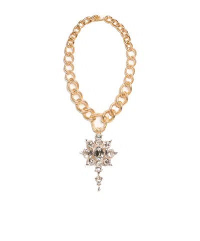 Valentino Garavani Pendant Necklace In Yellow