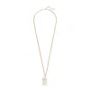 Valentino Multicolor Nylon And Metal Le Chat De La Maison Necklace In Yellow