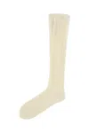 Valentino Perforated Cotton Socks For In Neutro