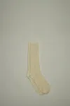 Valentino Perforated Cotton Socks With V-logo In White