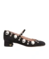 Valentino Garavani Perforated High Heels In Black