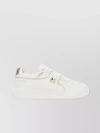 VALENTINO GARAVANI PERFORATED LEATHER STUDDED SNEAKERS