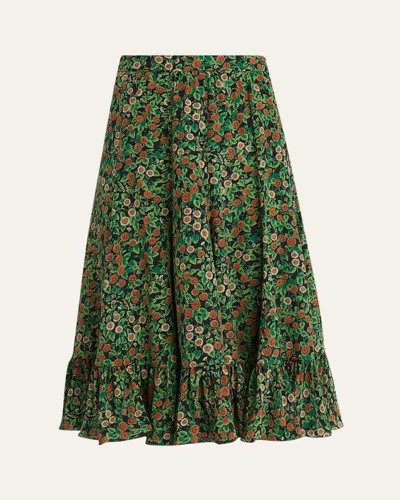 Valentino Petales Damour Margherita Ruffle Skirt