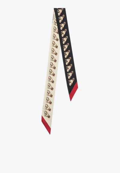 Valentino Garavani Petit Charles Bandeaux Silk Scarf