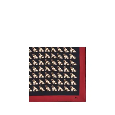 VALENTINO PETIT CHARLES SILK SCARF