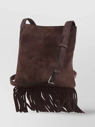Valentino Garavani Petite Fringed Leather Patch Cross-body Bag