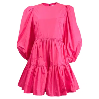 Pre-owned Valentino Pierpaolo Piccioli Fall 2022 Pink Taffeta Dress