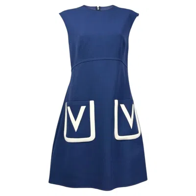 Pre-owned Valentino Pierpaolo Piccioli Resort 2020 Navy Dress In Blue