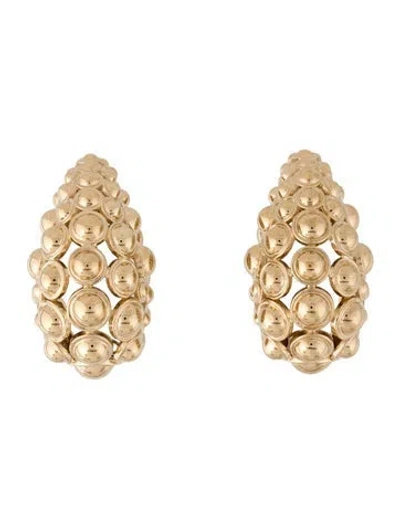 Pre-owned Valentino Garavani Pineapple Earrings In Multicolor
