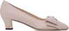 Valentino Garavani Valentino Bow 45 Leather Pump In Pink