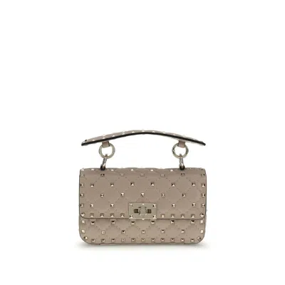 Valentino Garavani Pink Calf Leather Bos Taurus Handbag