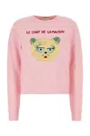 Valentino Garavani Pink Cotton Sweatshirt In Pink