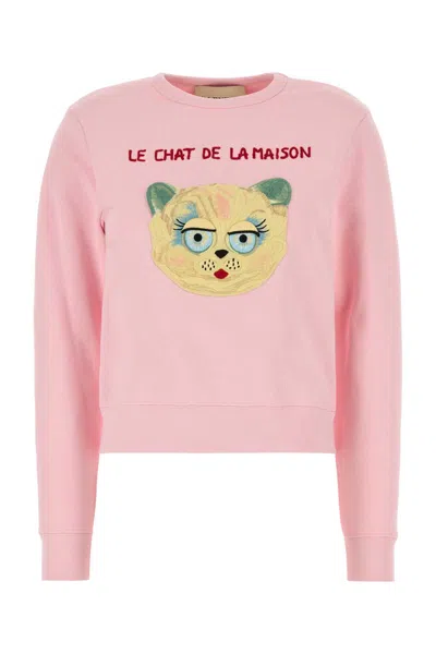 Valentino Garavani Sweatshirts In Gold