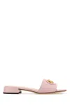 Valentino Vlogo Signature Leather Sandal