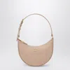 Valentino Garavani Leather Vlogo Signature Mini Hobo Bucket Bag In Brown