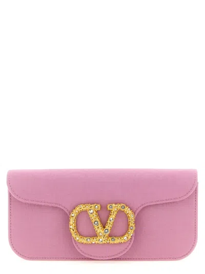 Valentino Garavani Pink Loco Clutch