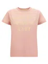 Valentino Garavani Printed Cotton T-shirt Clothing In Pink