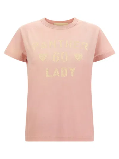 Valentino Garavani Printed Cotton T-shirt Clothing In Pink