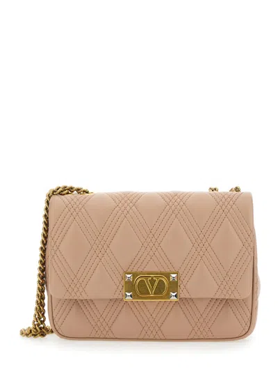 Valentino Garavani Pink Quilted 67 Shoulder Bag