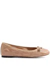 Valentino Garavani Quiltie Ballerina 67 In Quilted Nappa Leather Woman Rose Cannelle 42 In Orange