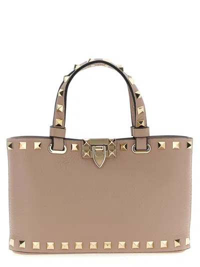 VALENTINO GARAVANI PINK ROCKSTUD MINI TOTE