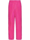 Valentino Stud-detail Cargo Trousers In Pink
