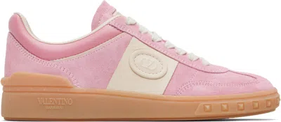 Valentino Garavani Pink Upvillage Crosta Sneakers