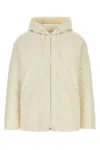 Valentino Hooded Wool Blend Padded Jacket