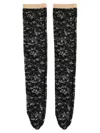 Valentino Pizzo Rebordè Socks Black