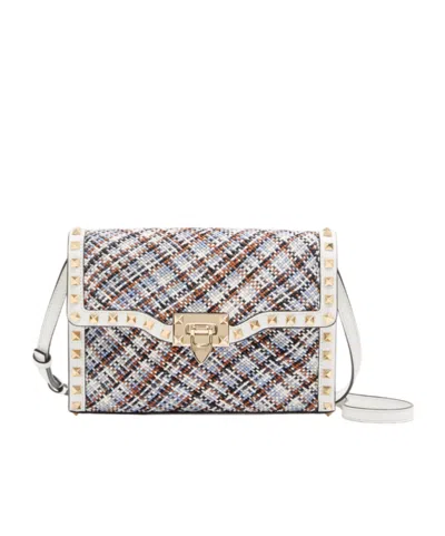 Valentino Garavani Plaid Shoulder Bag In Multi