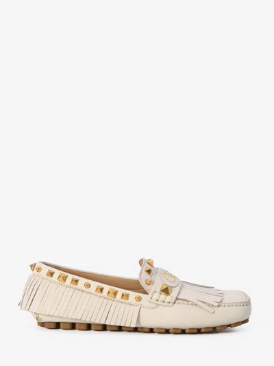 VALENTINO GARAVANI PLASTER CASTER DRIVER LOAFERS