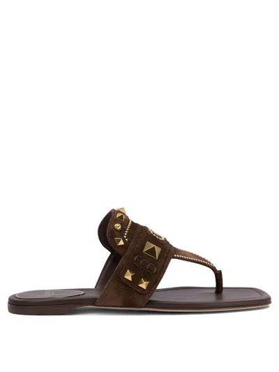 Valentino Garavani Plaster Caster Sandals Brown
