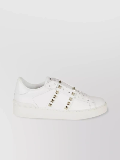 Valentino Garavani Platinum Studs Unisex Sneakers In White